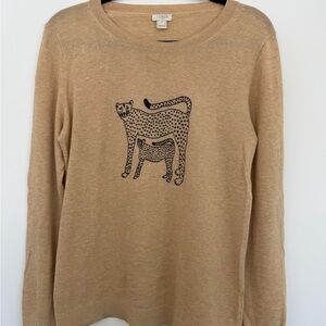 J. Crew Beige Knit Sweater